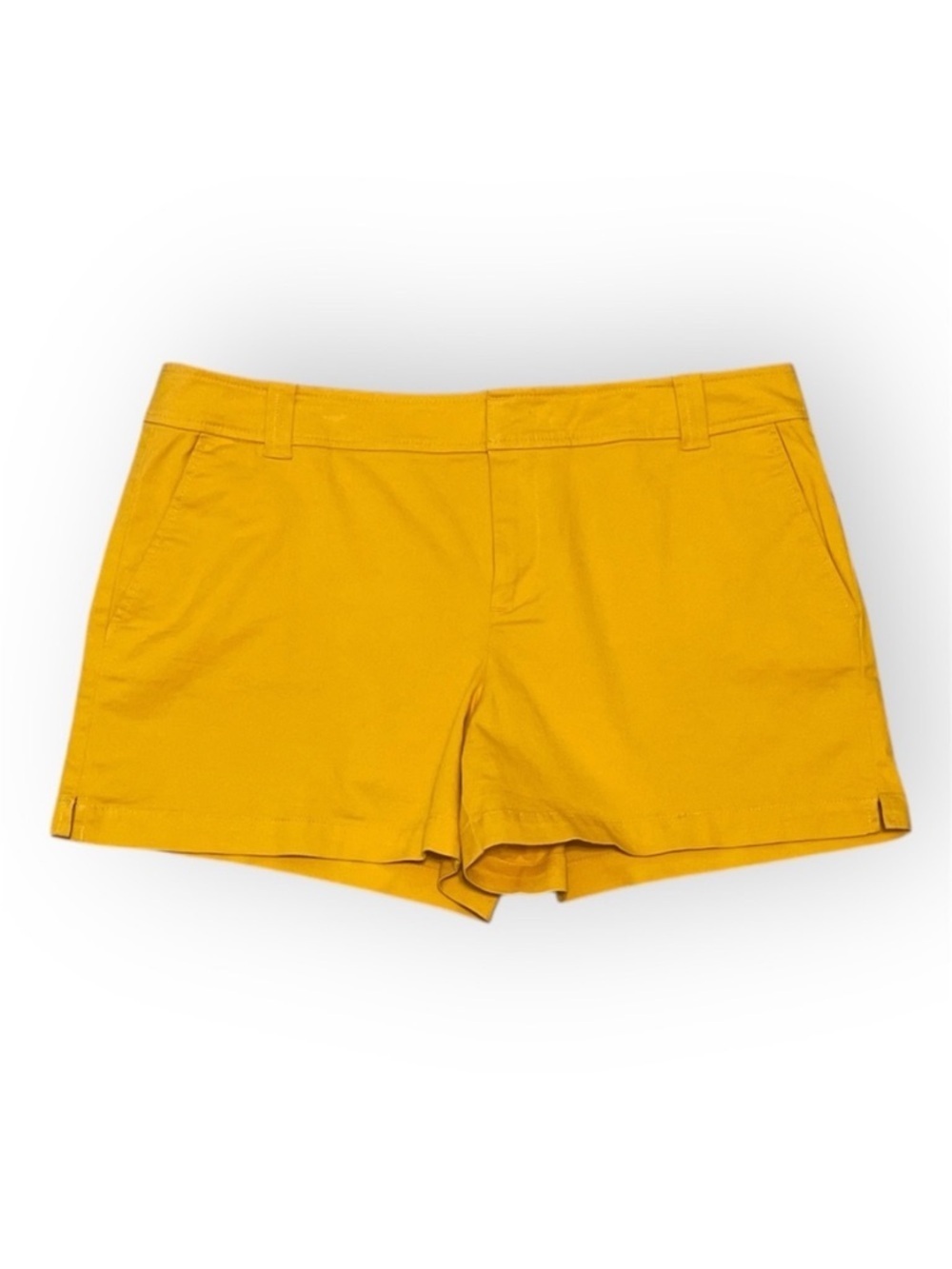 New York & Company High Waist Yellow Shorts